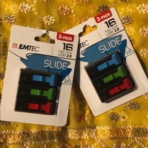 3-Pack 16GB USB Flash Drives